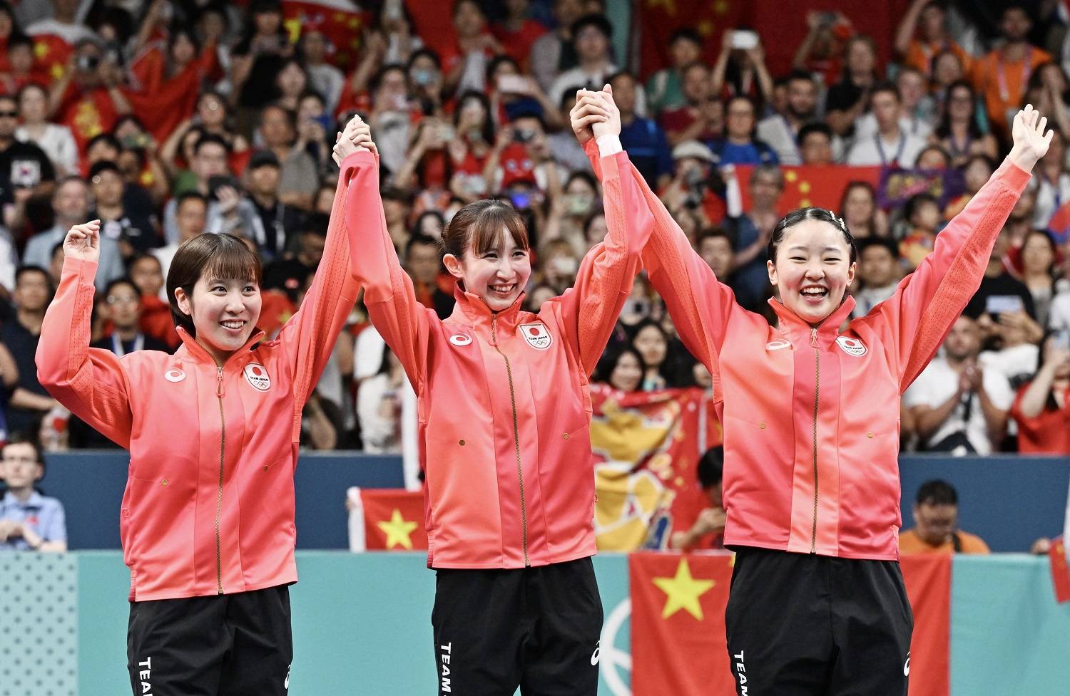 カメラマンが撮影したパリオリンピック 現地時間10日 卓球女子
