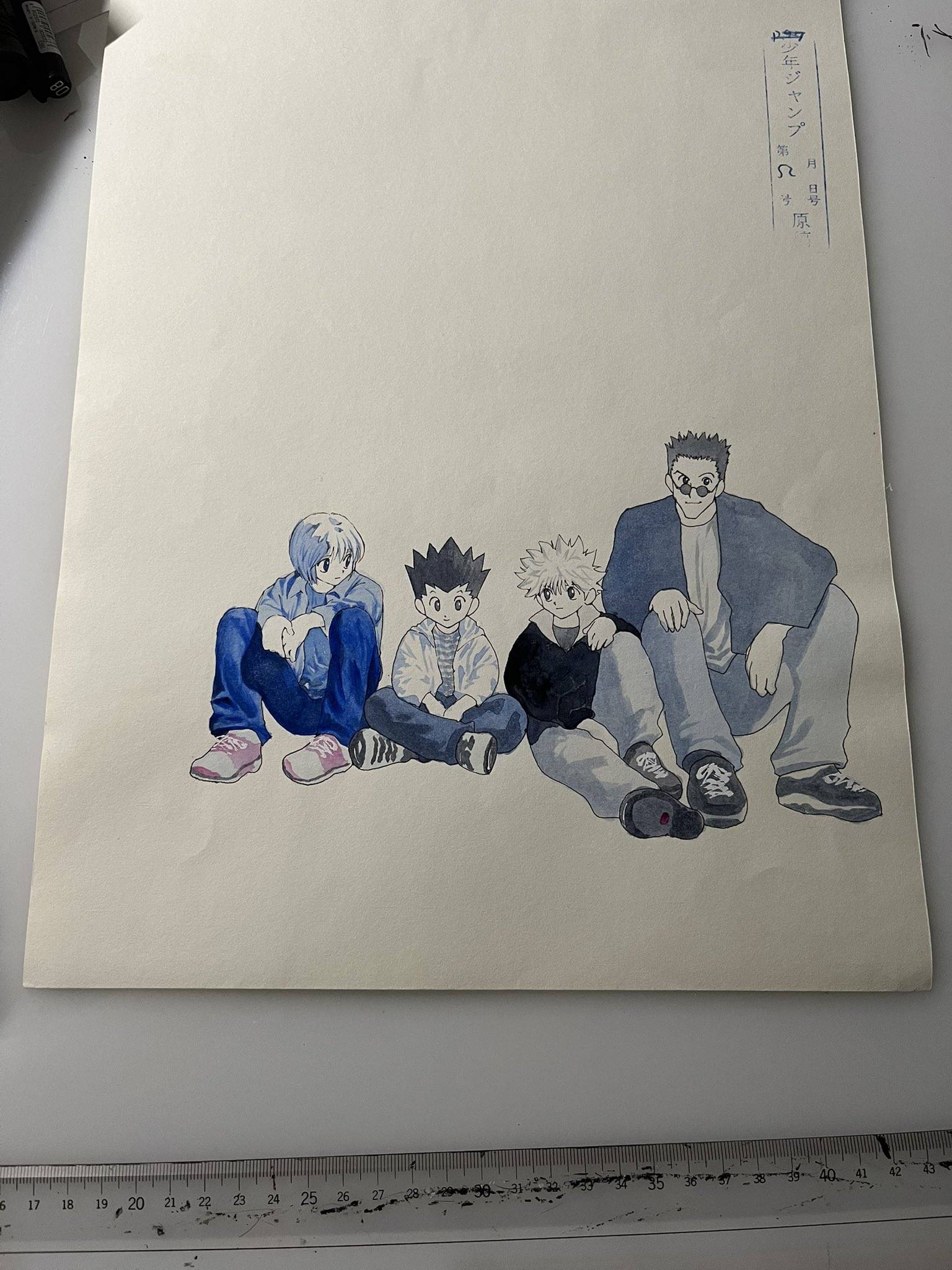 HUNTER×HUNTER」人気キャラ4ショット、ファン待望最新話の原稿公開に