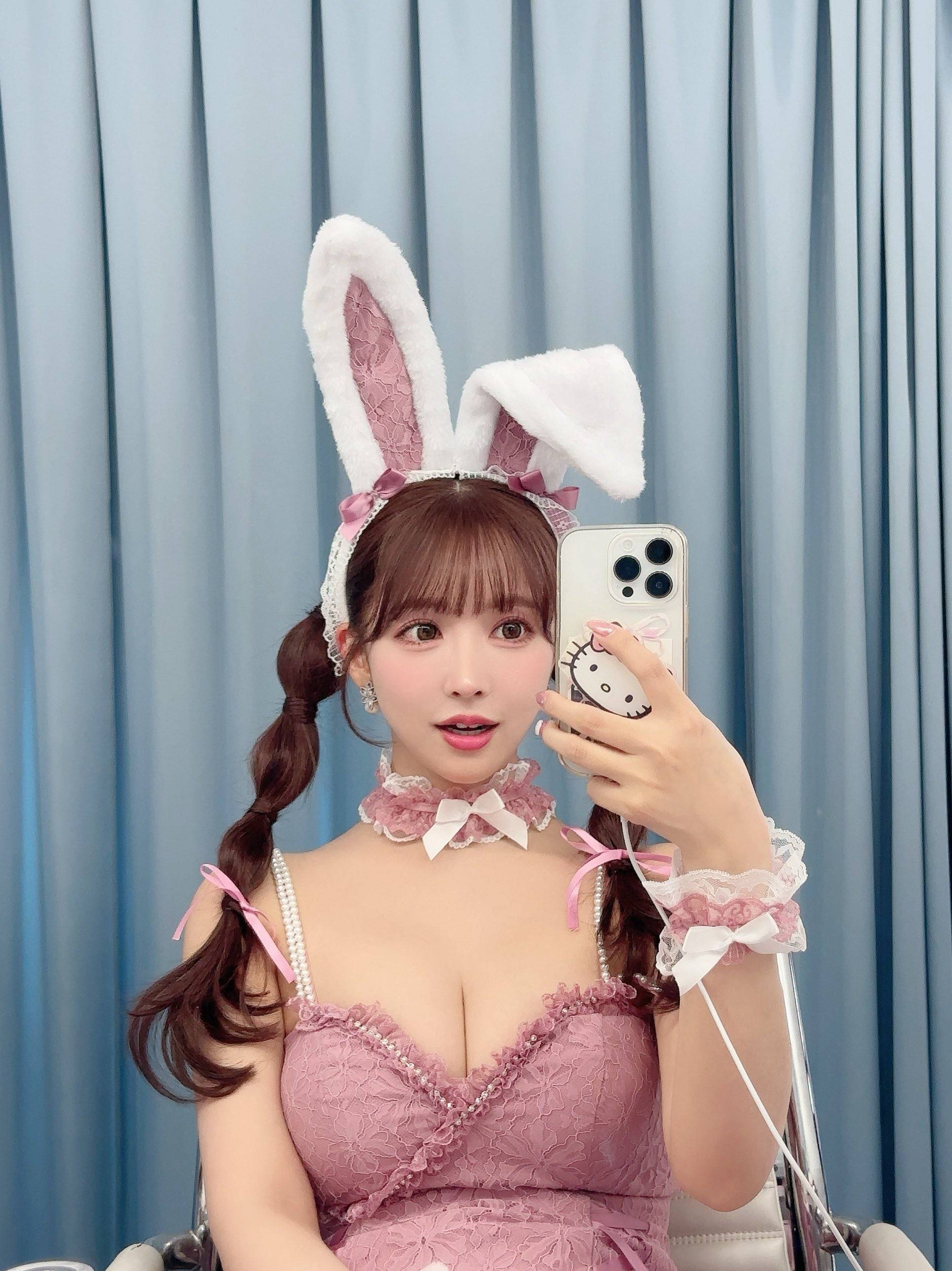 【三上悠亜ちゃん着用♡】Malymoon×sugarコラボ　フリルバニー 2021第1弾ハロウィン-三上悠亜が着るハロウィン