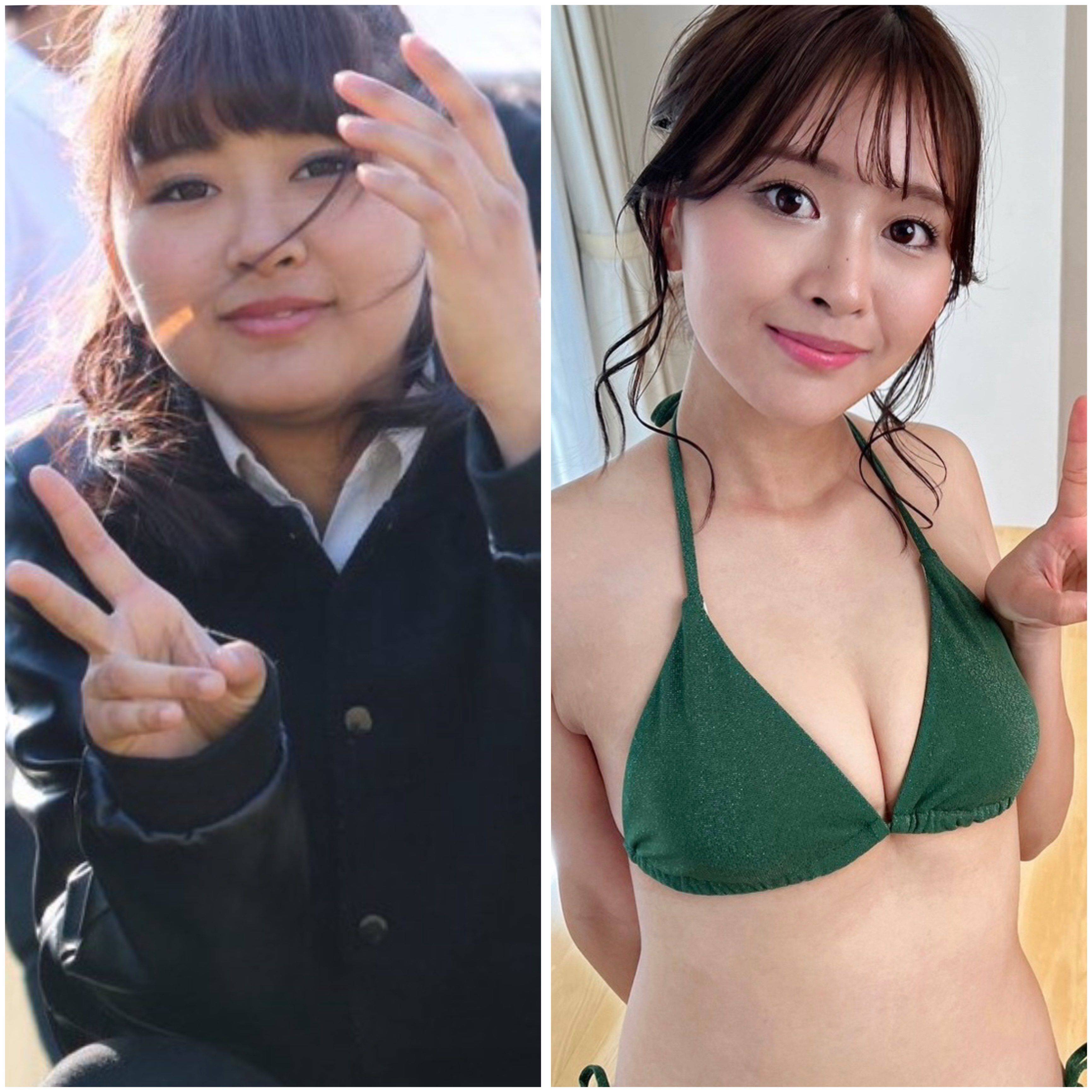 Vサインアイドル ビキニ女