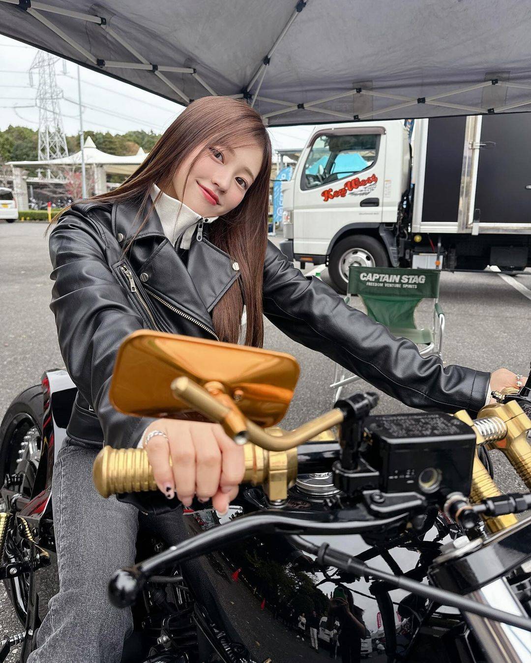 ゆうちゃん　レディースバイクジャケット 8aead0e86e54391cd1babf713d429d