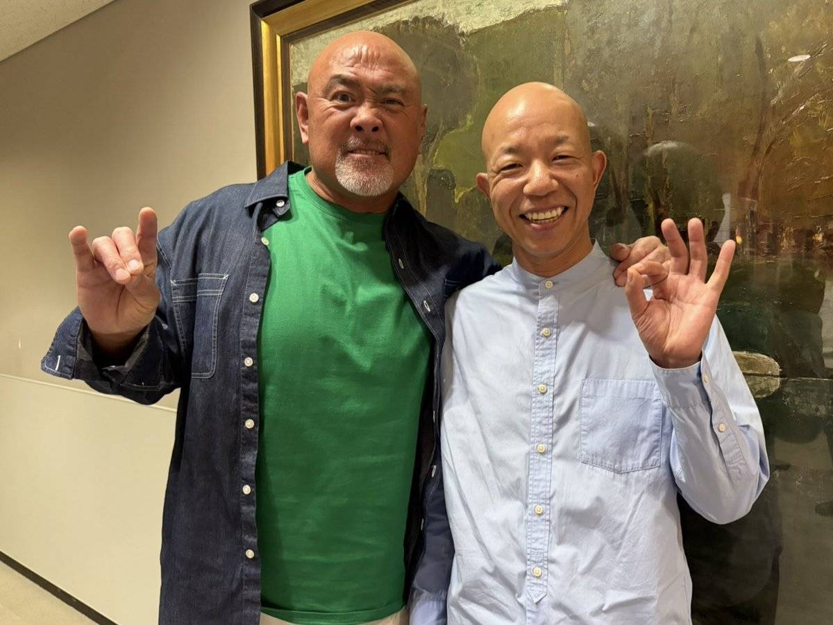 どっちが武藤さんですか？」武藤敬司と48歳芸人の2ショットに