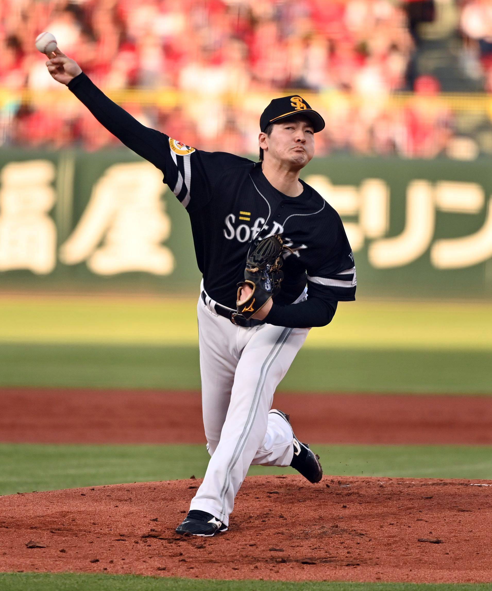 有原航平セ6球団白星達成！ 近藤健介が先制2ラン【6.17広島ー