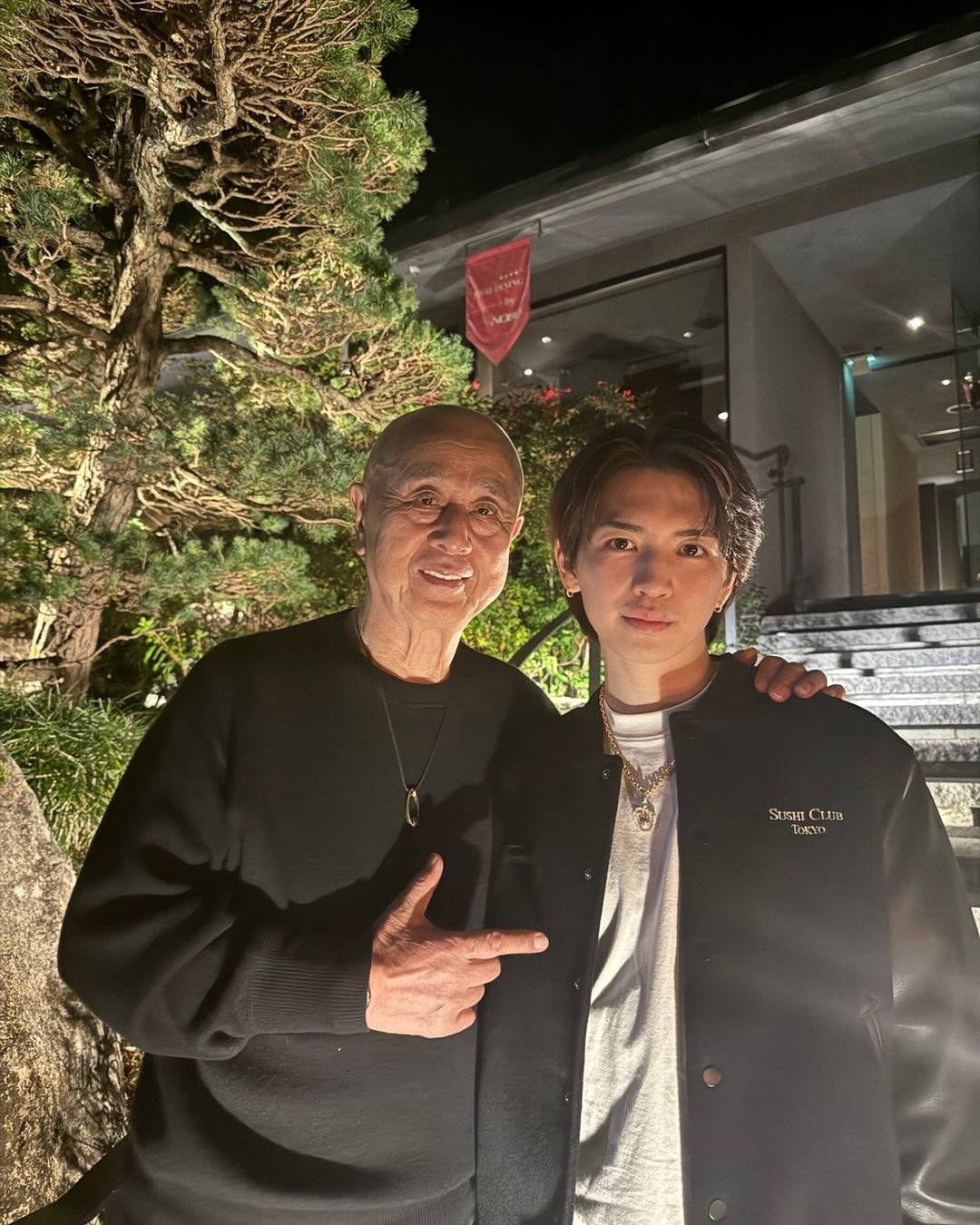 LAのシェフ松久信幸さんとの2Sが話題の岩橋玄樹。写真は親交｜大谷翔平