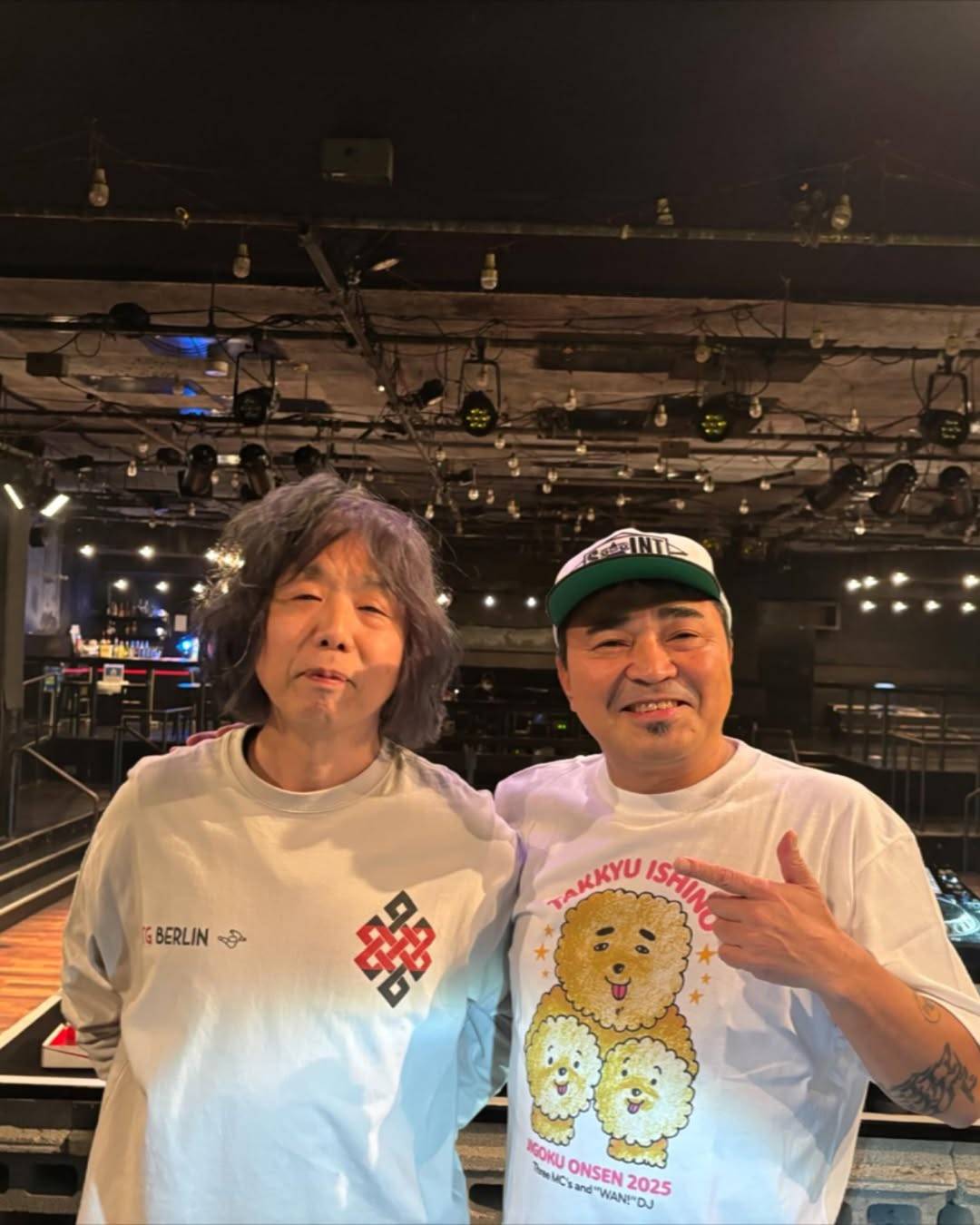 石野卓球〝同学年〟元「ゆらゆら帝国」坂本慎太郎と2ショットに