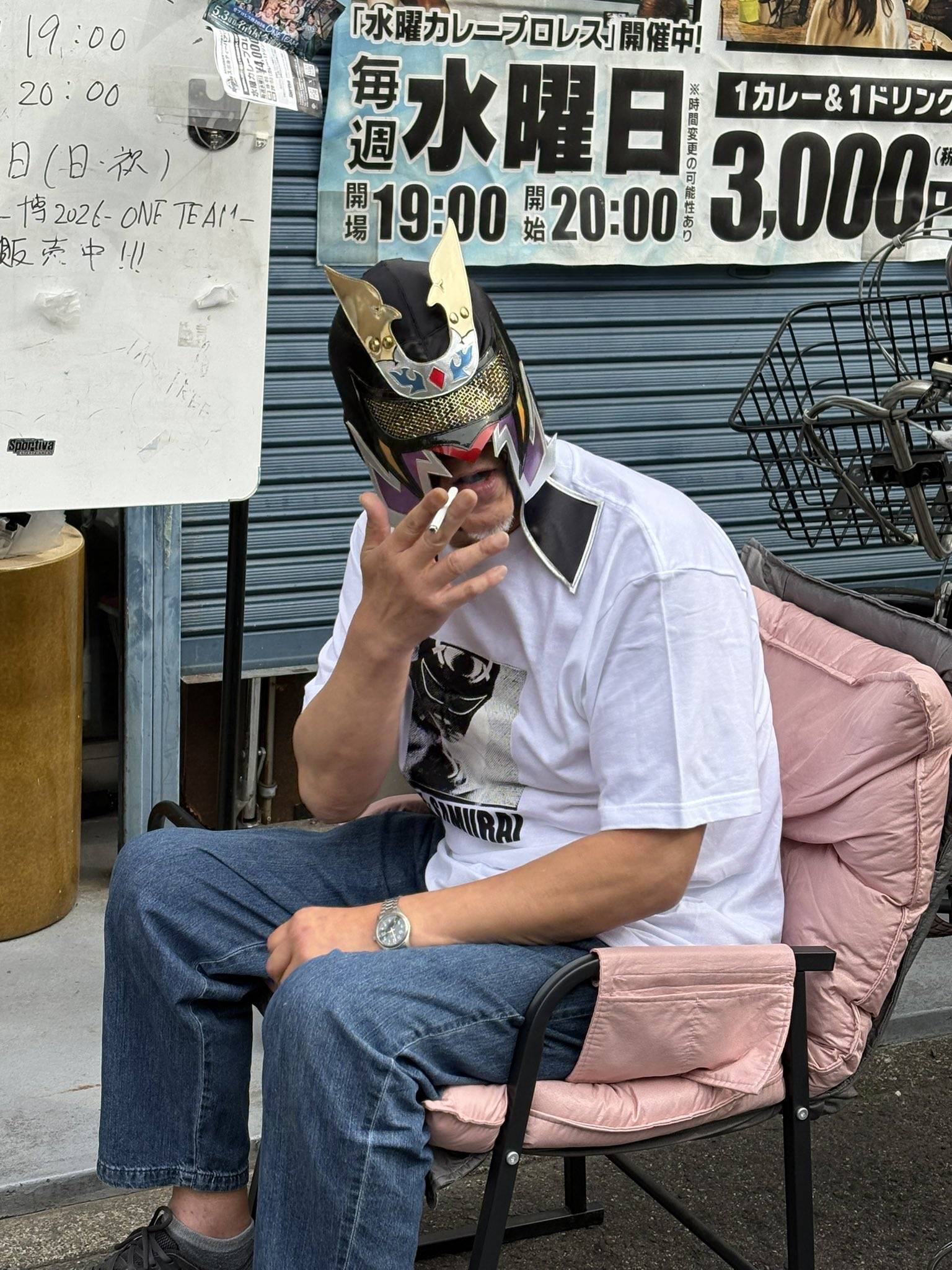 新日退団から18年エル・サムライ〝還暦〟最新ショット&伝説マスク