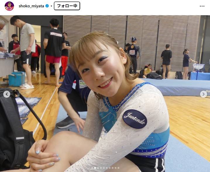 全日本体操個人総合選手権」で雰囲気一変し話題の女子体操・宮｜「また