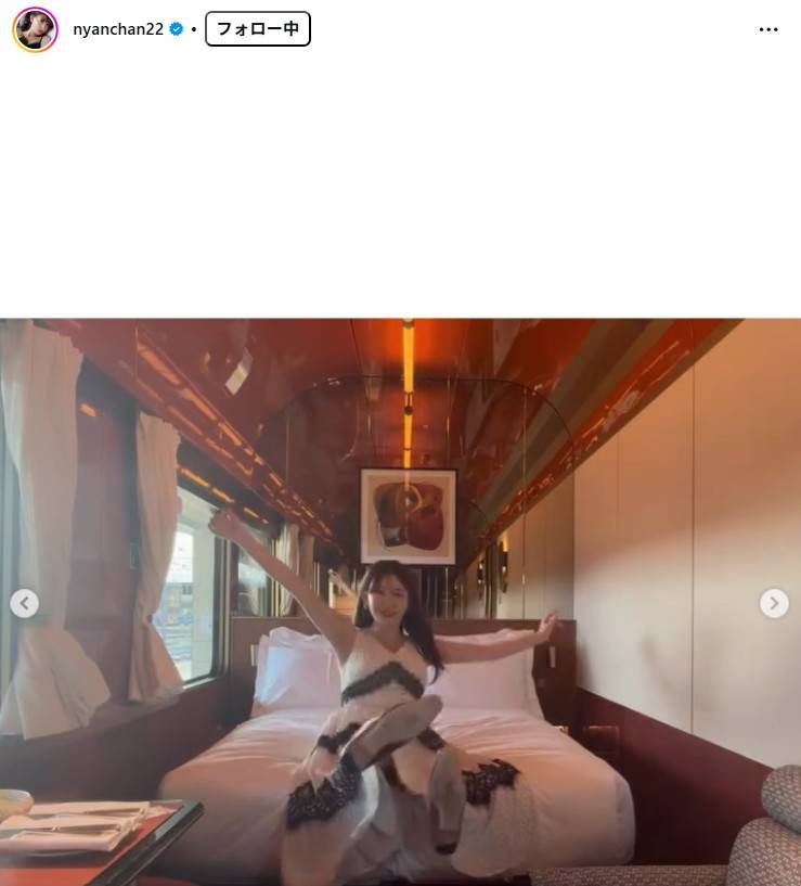 ベッドにダイブしてる」小嶋陽菜〝豪華旅〟ショットに反響「体型から富