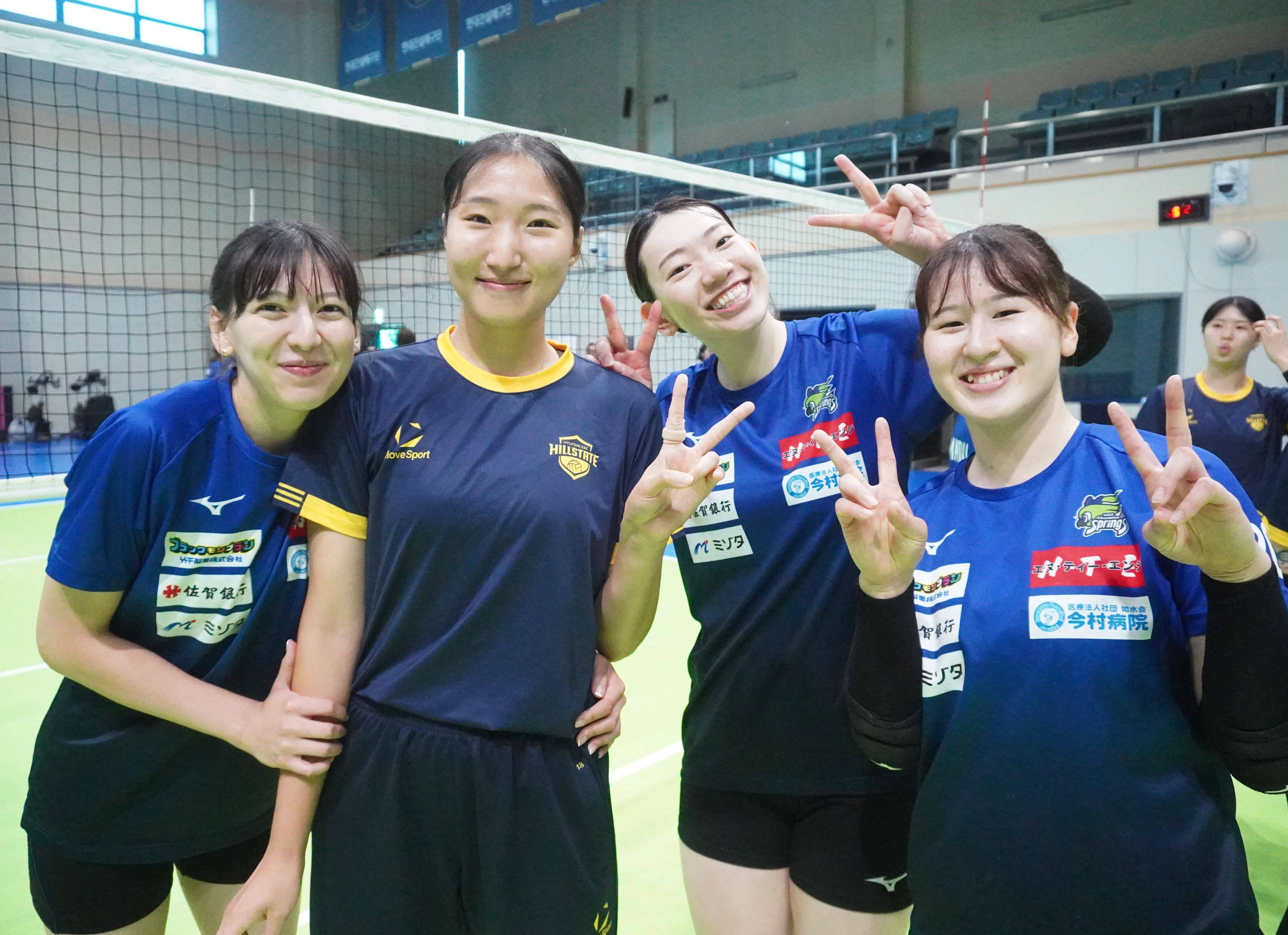 練習試合＆韓国料理で連覇へチャージ完了！ SAGA久光スプリングスが