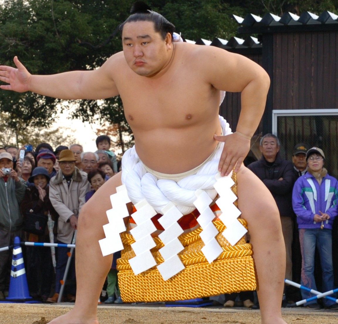 朝青龍フィギュア 大相撲 未開封 パケ経年変化あり スポーツ