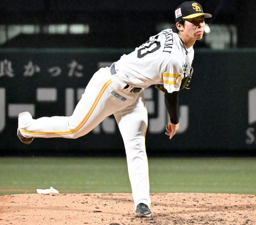 ソフトバンク2年目のドラ1右腕・村上泰斗が2軍中日戦で2回パーフェクト