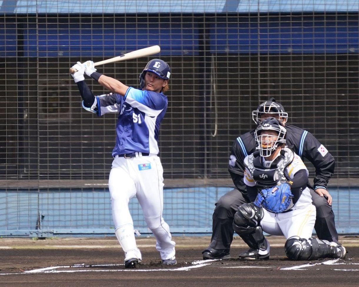 遂に覚醒か!? 」「今季1番で！」西武・西川愛也が初球先頭アーチ