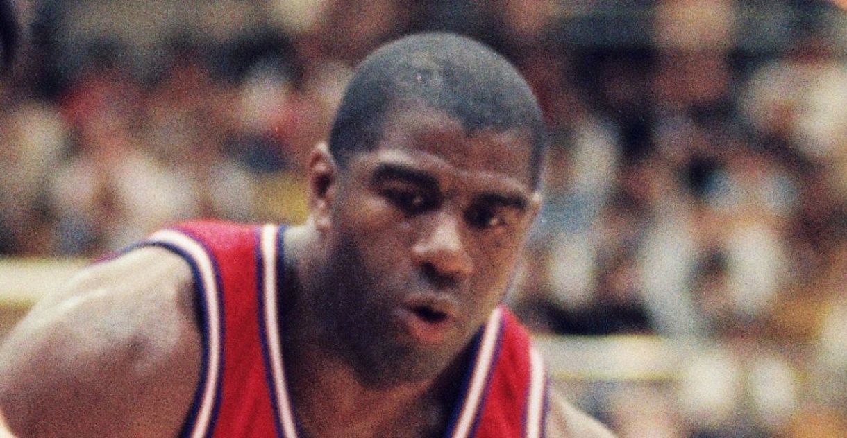 アーヴィンマジックジョンソン NBA 極太スラックス ワイドパンツ ストライプ 2人がNBAを救ったんだ」66歳と69歳になった〝史上最も熱いライバル