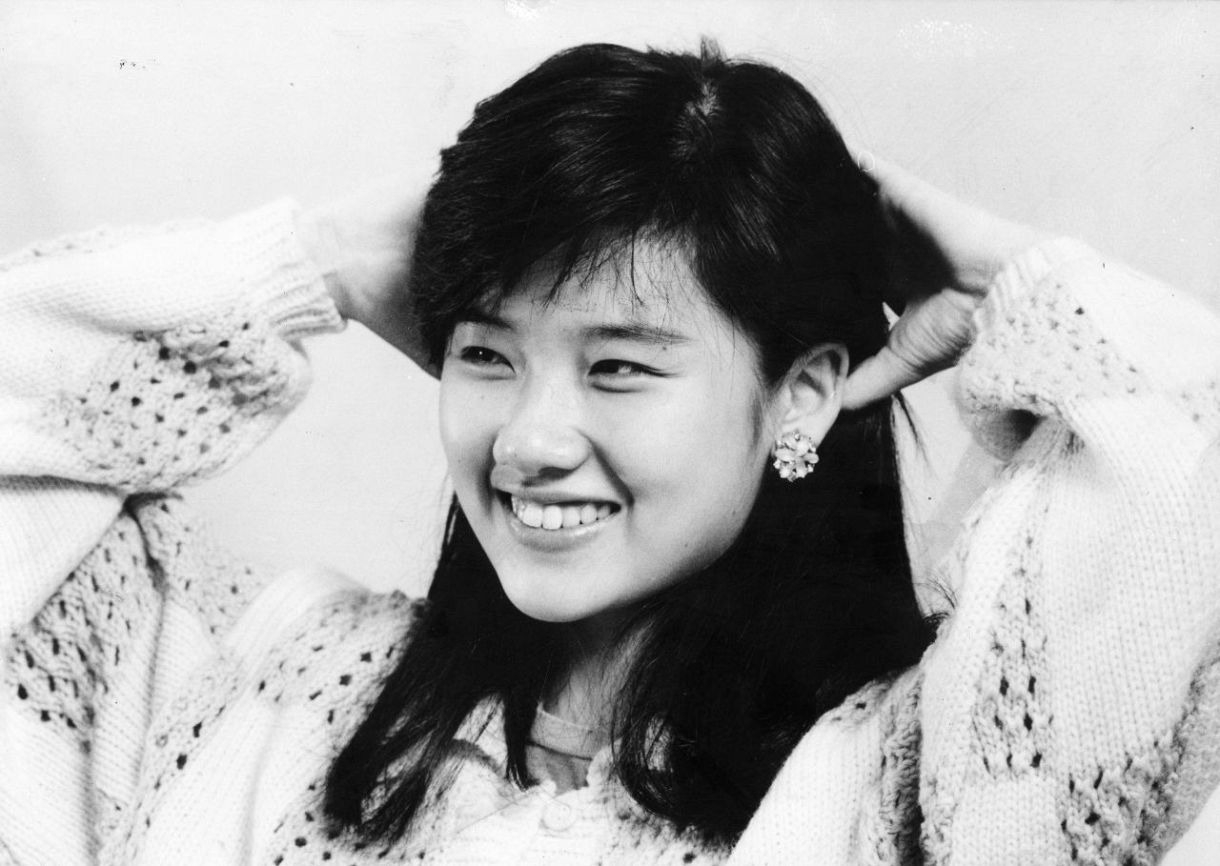真作】【WISH】原田優「希望」油彩 6号 1990年作 ◇美少女 〇双樹会