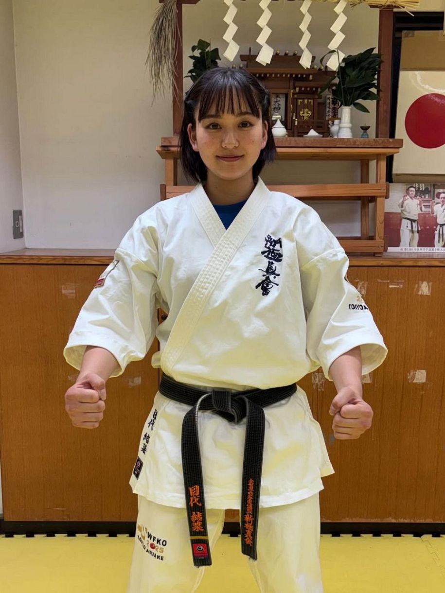 文武両道の空手家・目代結菜の卒業報告