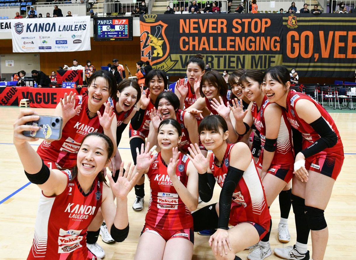 カノアラウレアーズ福岡・賀谷｜「ショック！」インスタのオフショット