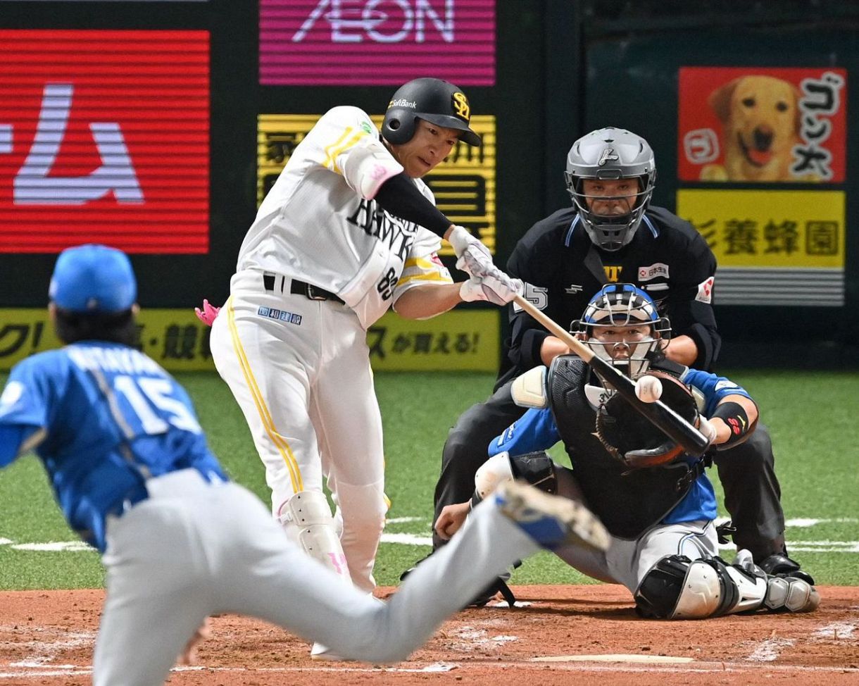 これが「89」のパワー！ ソフトバンク柳田悠岐 勝ち越し6号2ランに「何