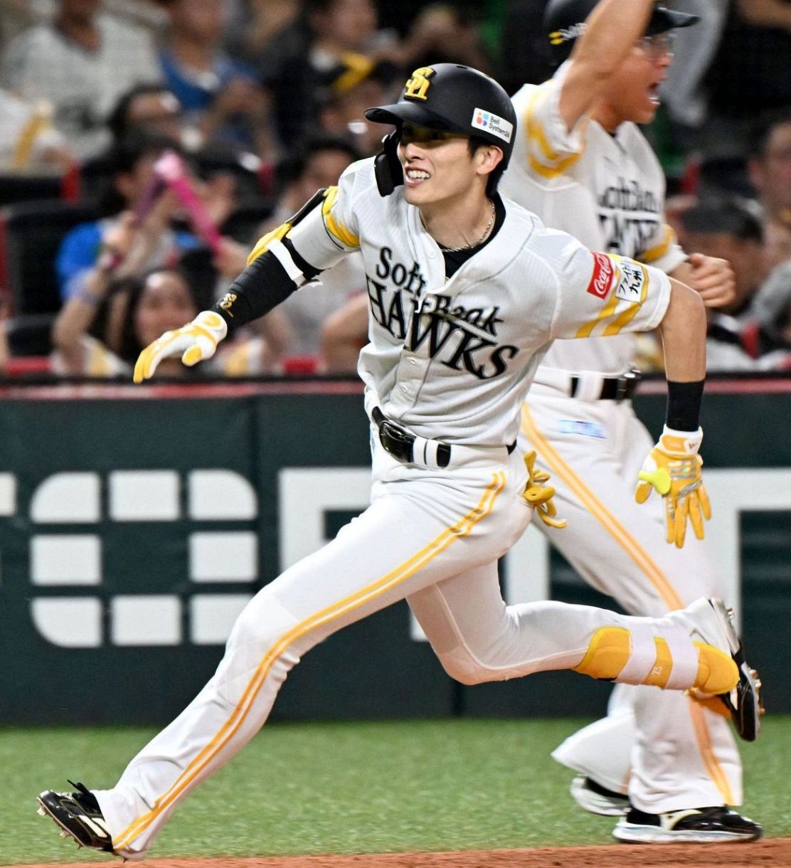 激レア「ランニングランドスラム」ソフトバンク周東佑京、小久保裕紀