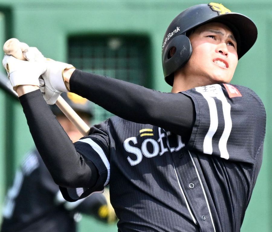 侍J相手に特大弾でアピール ソフトバンク6年目の笹川吉康「本塁打