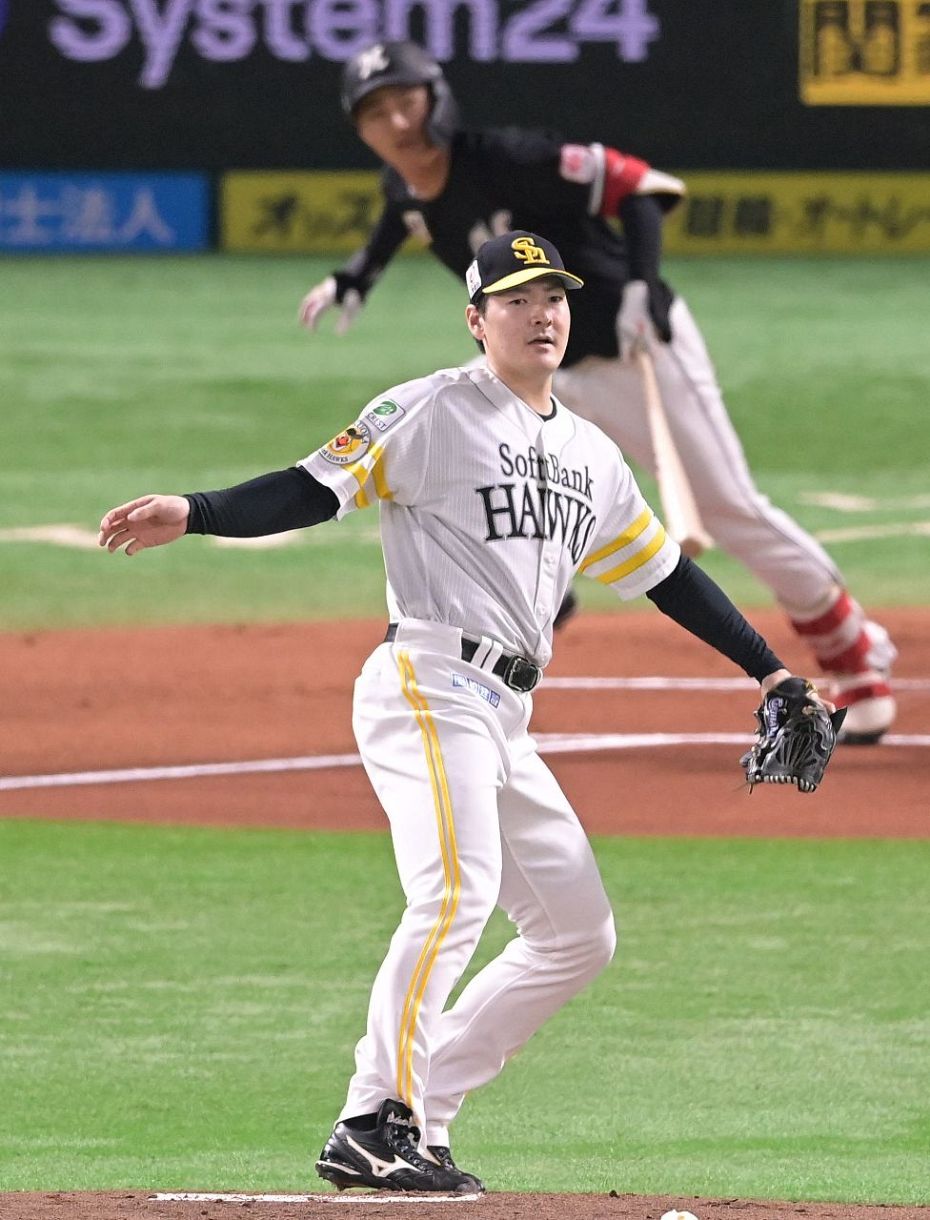 ソフトバンク有原航平、3カ月ぶりに初回失点 自身8連勝中は無