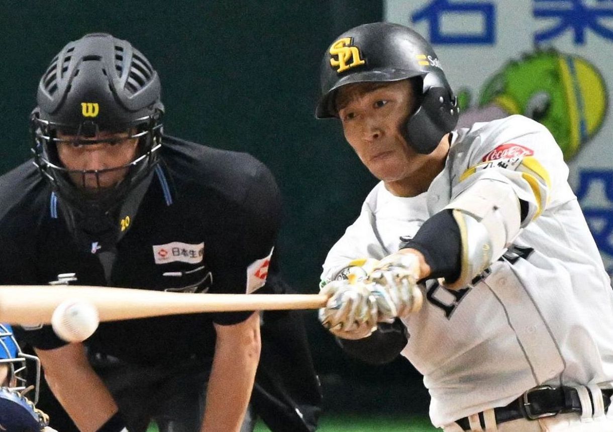 ソフトバンク野村勇がリベンジ同点打 ヘッスラ痛恨併殺打の悔しさ 