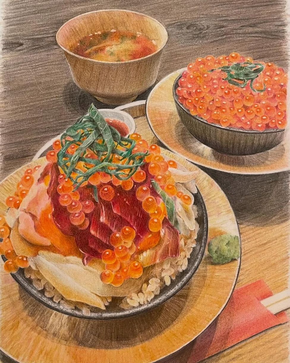 35歳女優〝絵に描いた〟海鮮丼に絶賛の声「質感もスゴイ」「写真と思っ