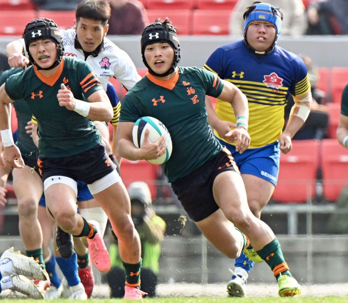 3人の兄を追いかけて東福岡へ 約50メートルを独走し見せ場をつくった