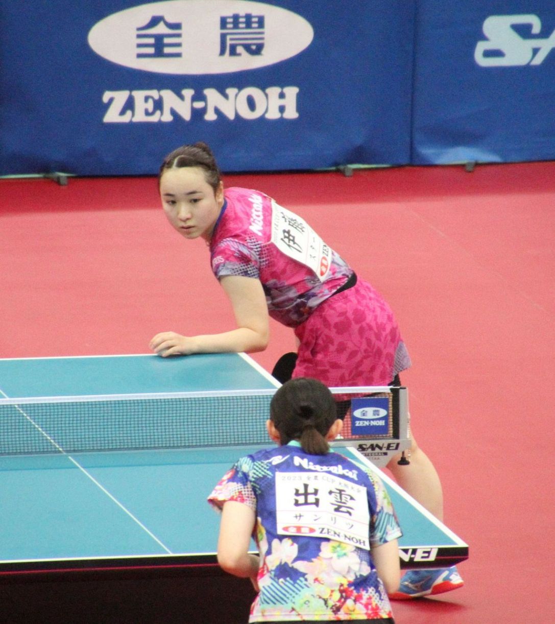 卓球パリ五輪代表争い3位の伊藤美誠、1回戦でフルゲーム辛勝発進