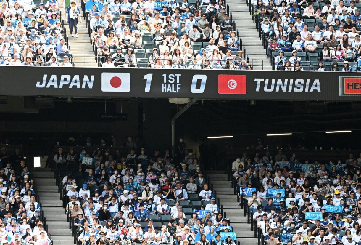 エスコンフィールド北海道でW杯日本代表戦のスコアを表示する粋な演出