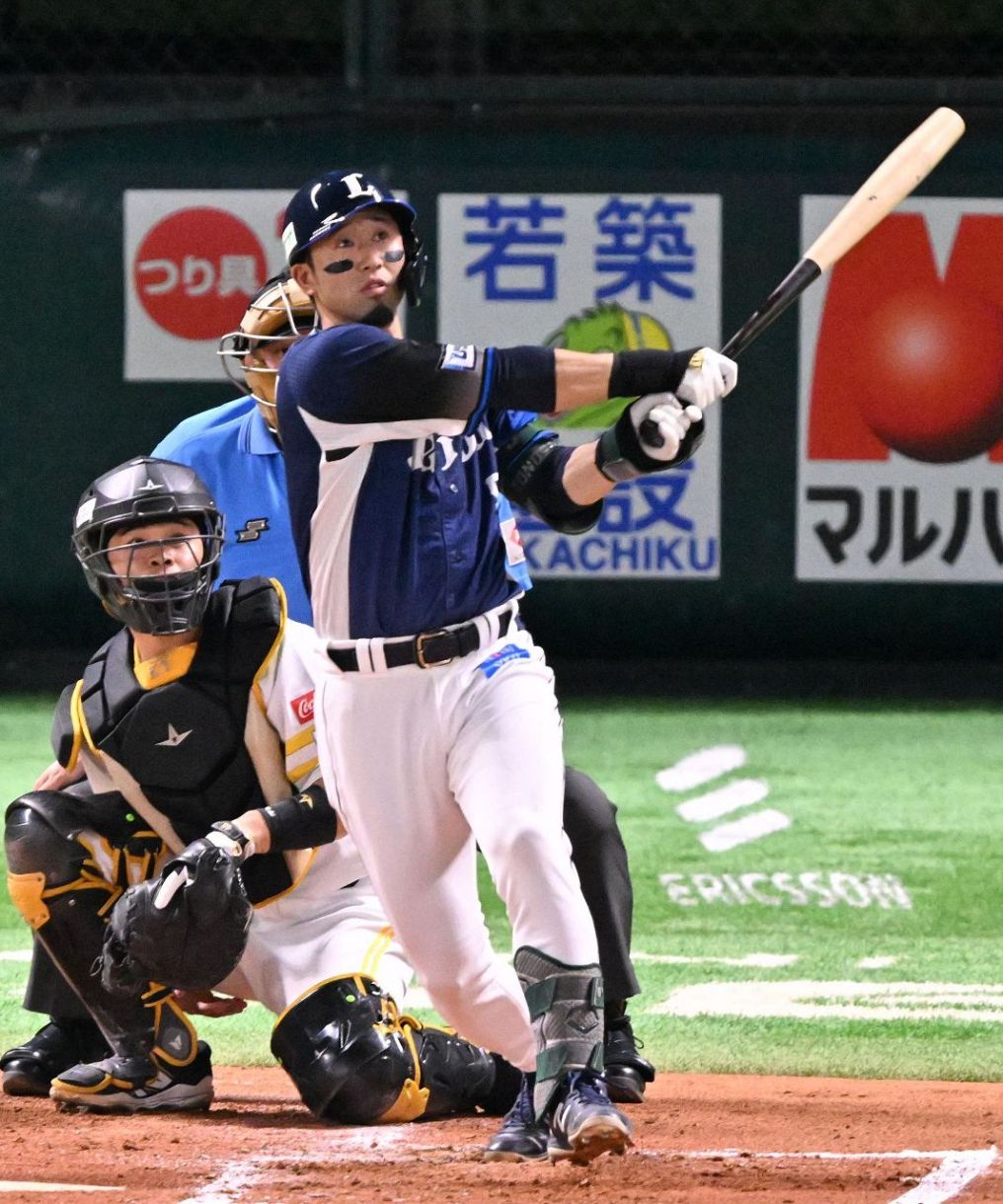 西川愛也選手直筆サイン入り Lions ユニフォーム Lサイズ - メルカリ