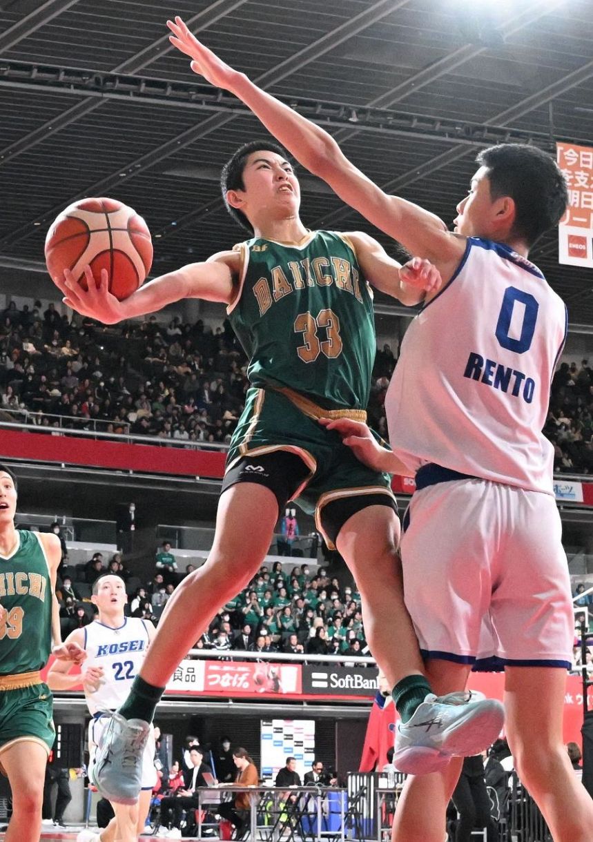 優勝候補の福岡第一が100点ゲームで3回戦進出 第3Qに堅守速攻さく裂