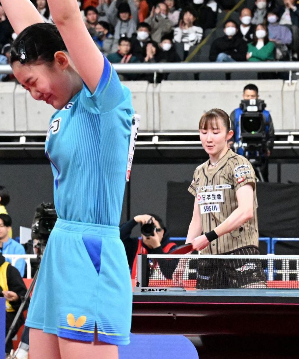 世代交代」「伸びしろ」フルゲームの惜敗でV4逃した早田ひな 初優勝の