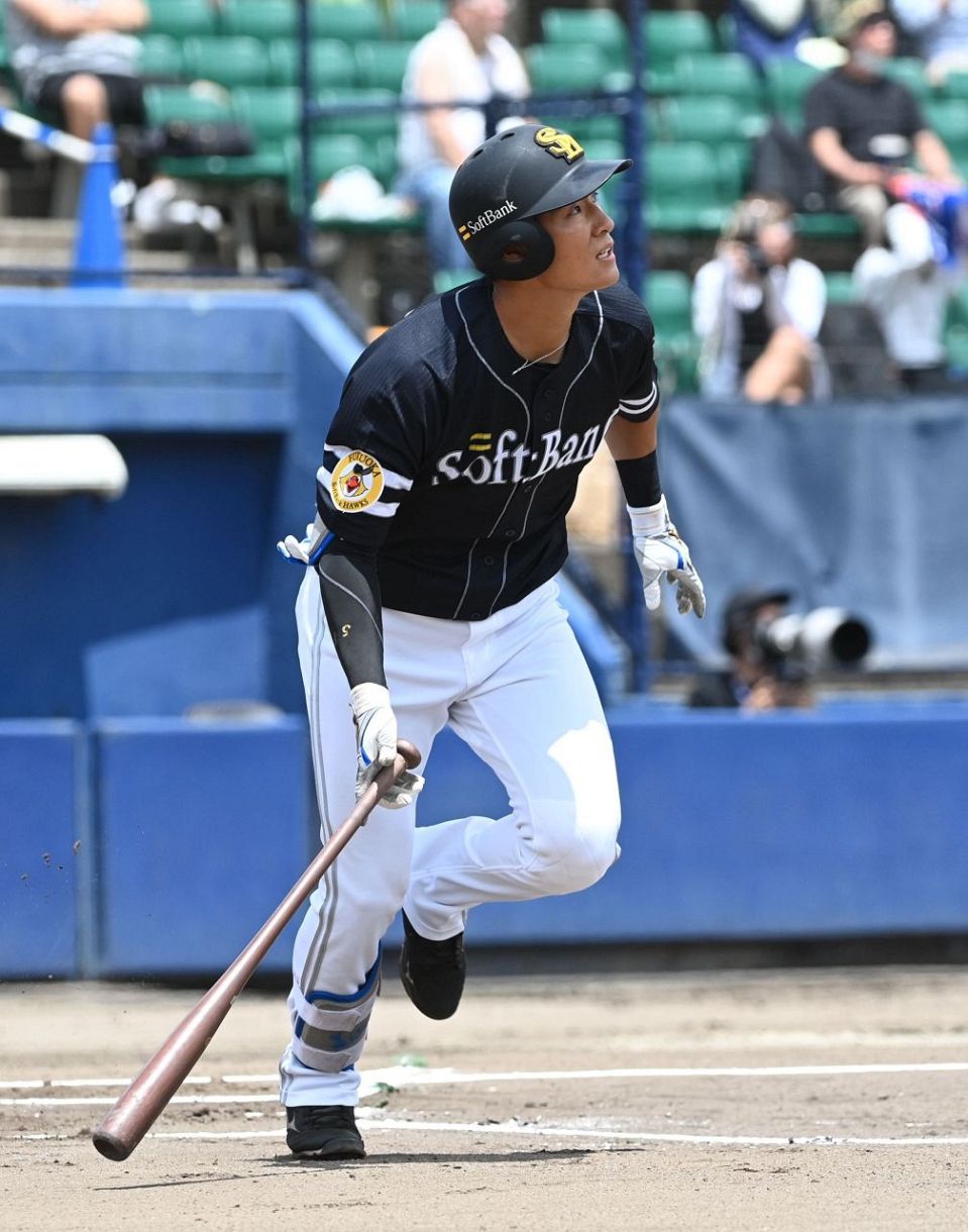 ソフトバンク上林誠知2戦連発 「天才」ゆえの「悪いところ」我慢