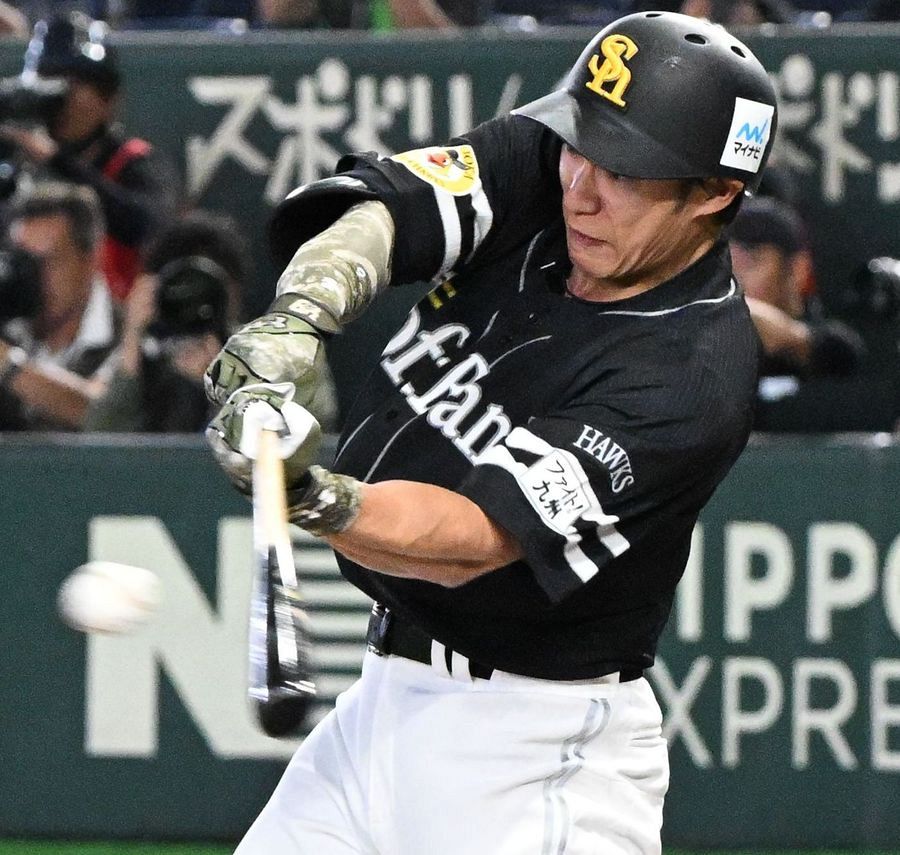 オールスター】プラスワン投票で選出のソフトバンク柳田悠岐が代打で
