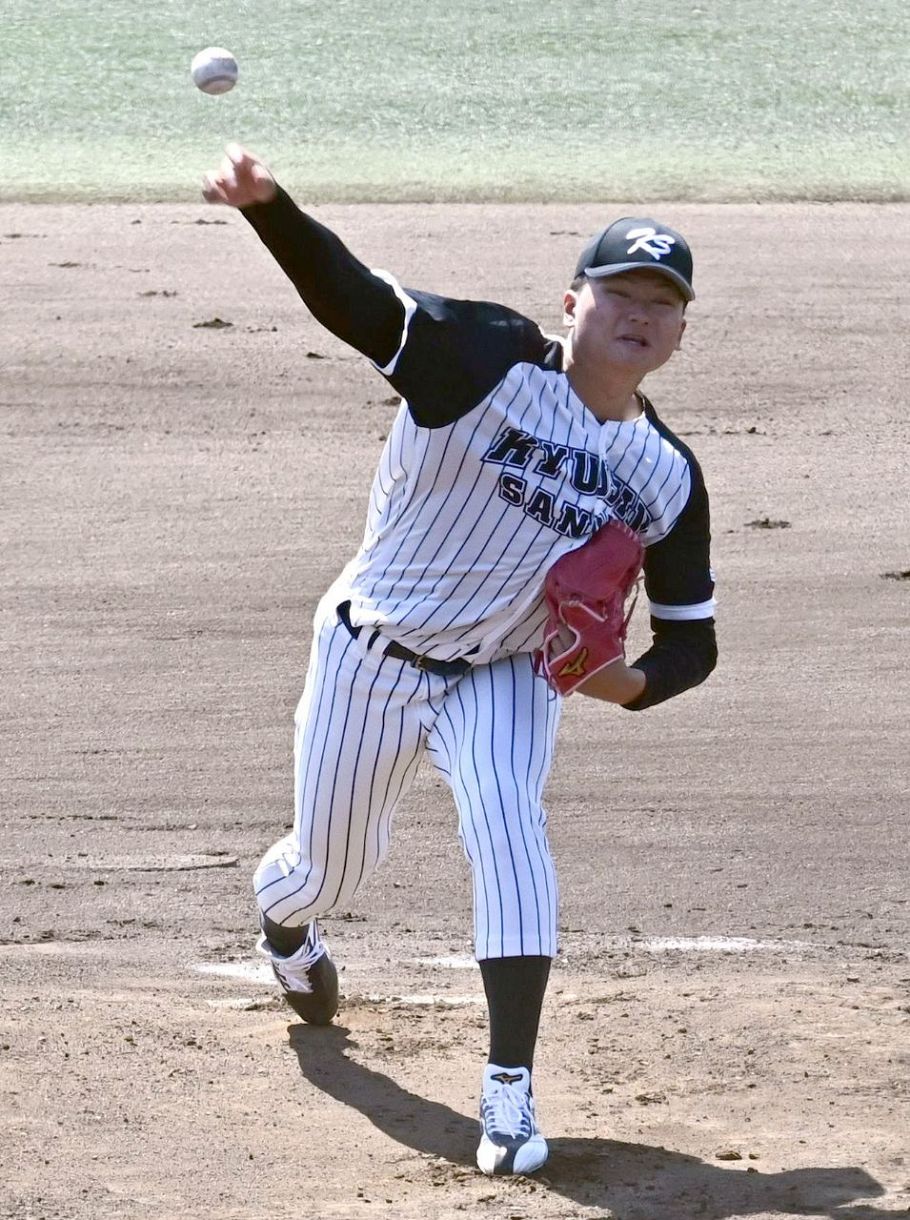 九産大の188センチ大型右腕が大台マーク リーグ自己最長イニングで今季