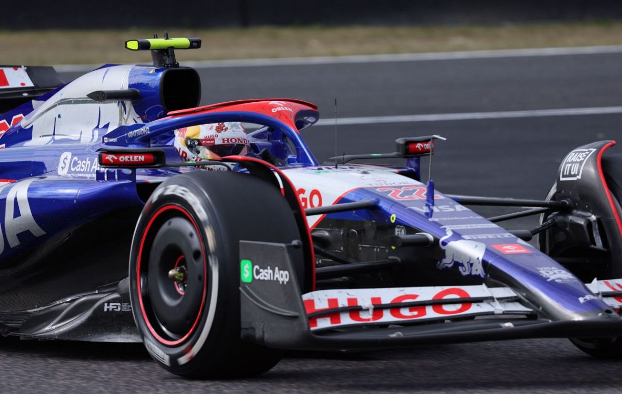 F1コースに〝音速の珍客〟乱入！ 最速タイム計測!?に大反響