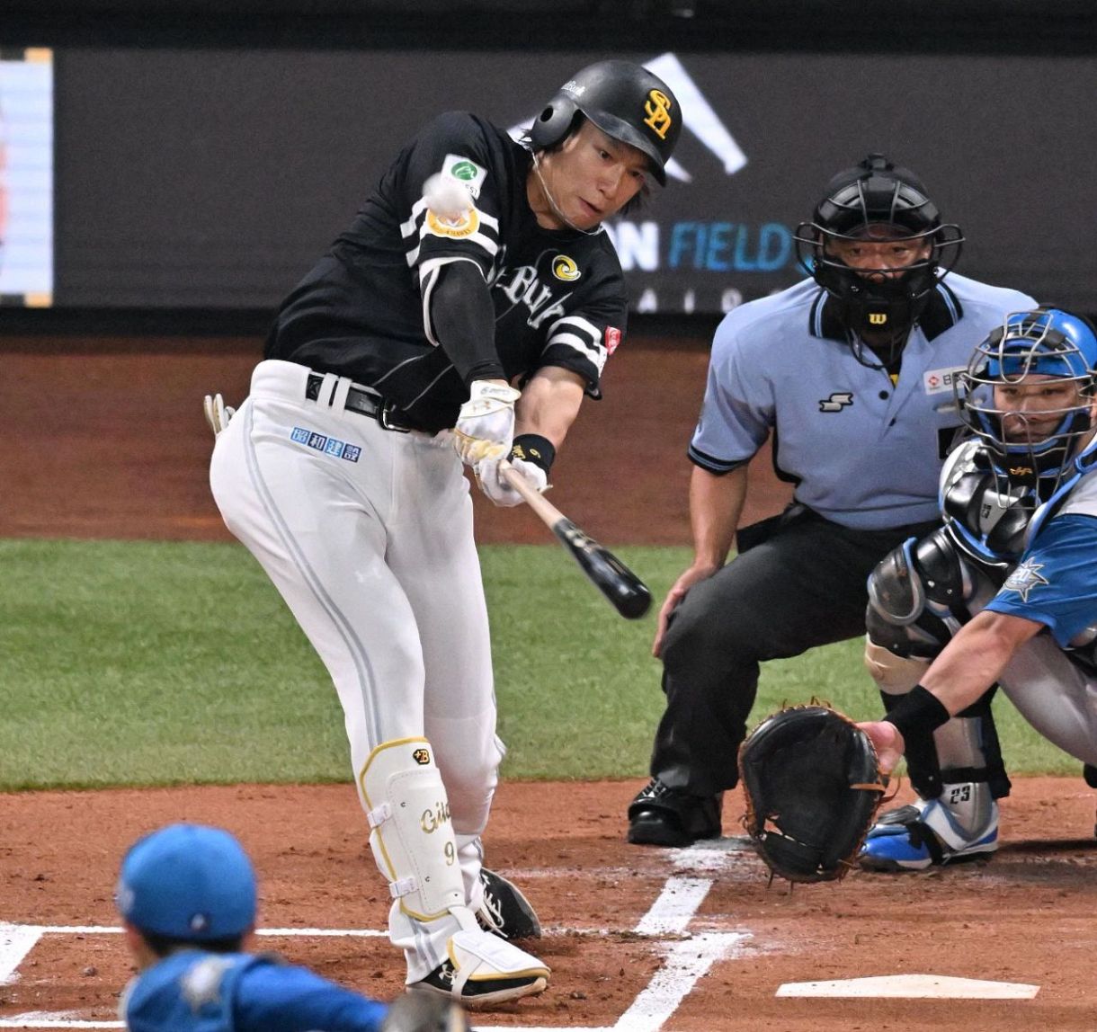 ソフトバンク柳田悠岐が好相性キタの大地で先制15号ソロ チーム7試合