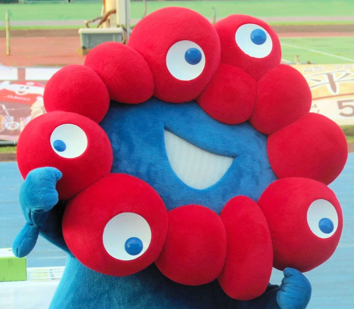 ミャクミャク カチューシャ EXPO2025 ミャクミャク ぬいぐるみカチューシャ うつぶせ