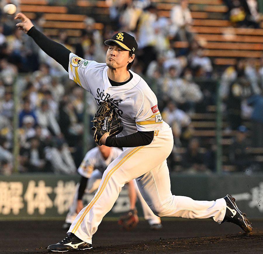 ソフトバンク有原航平、まさかの初回4失点 古巣日本ハム打線に