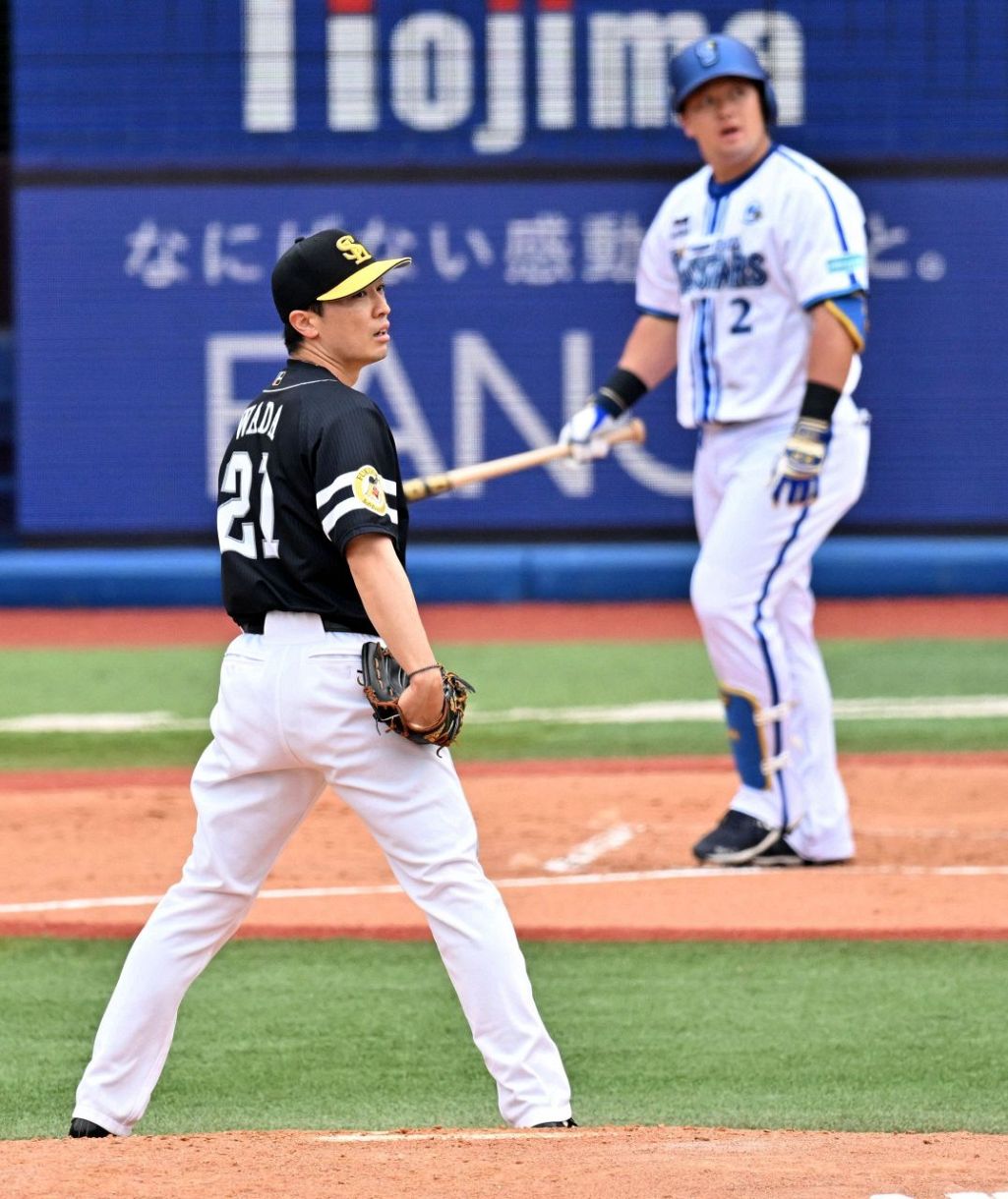 ソフトバンク和田毅が今季最短3回2/3でKO 初回満塁弾浴び4失点