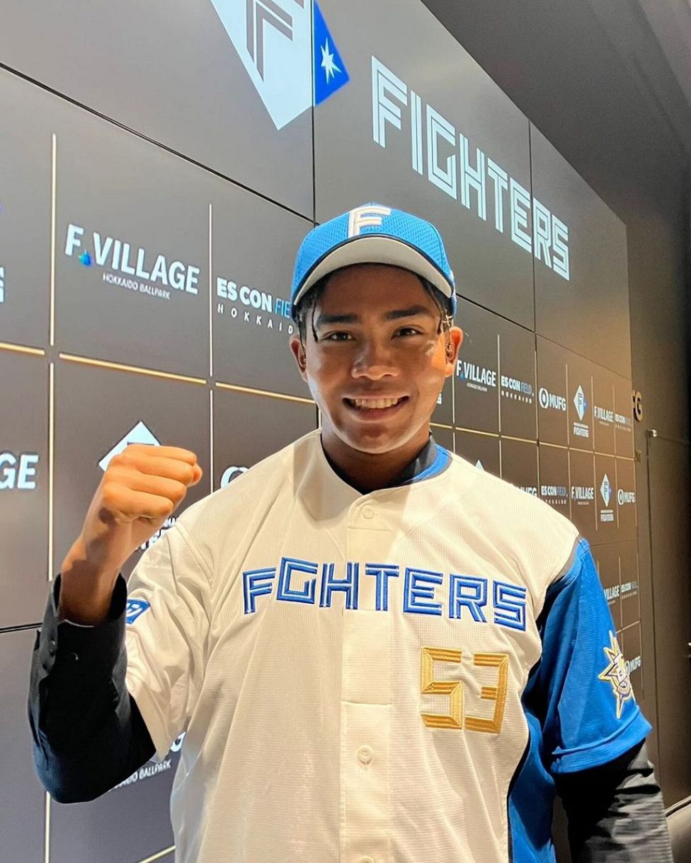 タグ付き 北海道日本ハムファイターズ 水谷瞬 レプリカユニフォーム M