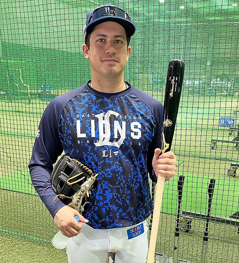 西武ライオンズ⚾️ブランドン選手実用バット 硬式バット）SSK元