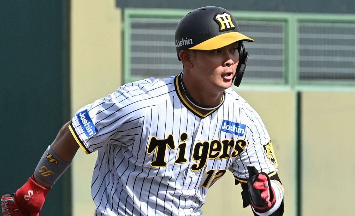 【新品】野口恭佑　ユニフォーム　阪神 阪神・野口恭佑 「失敗してもいいので、どんどん挑戦」 積極的な