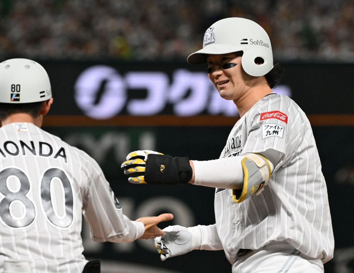 ソフトバンク正木智也、西武の好左腕から逆転2点打 高く弾んだゴロが