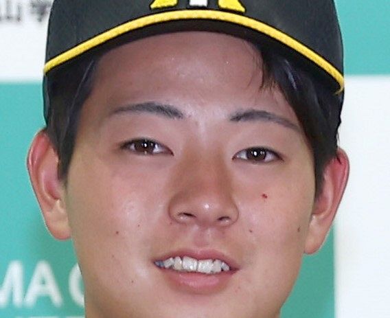 阪神ドラ1下村海翔が初ブルペン 藤川球児SAが密着アドバイス