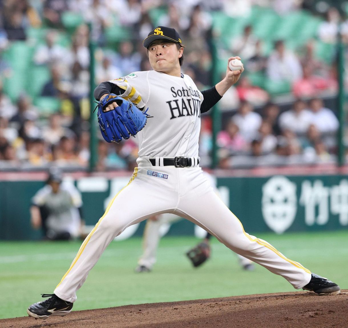 6度目の正直で今季初勝利 ソフトバンク前田純、自己最長7回無