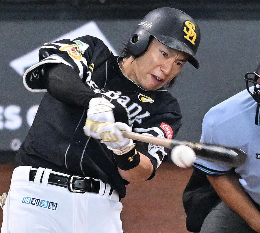 2打席連続タイムリーのソフトバンク柳田悠岐、好調の秘訣は「睡眠だっ