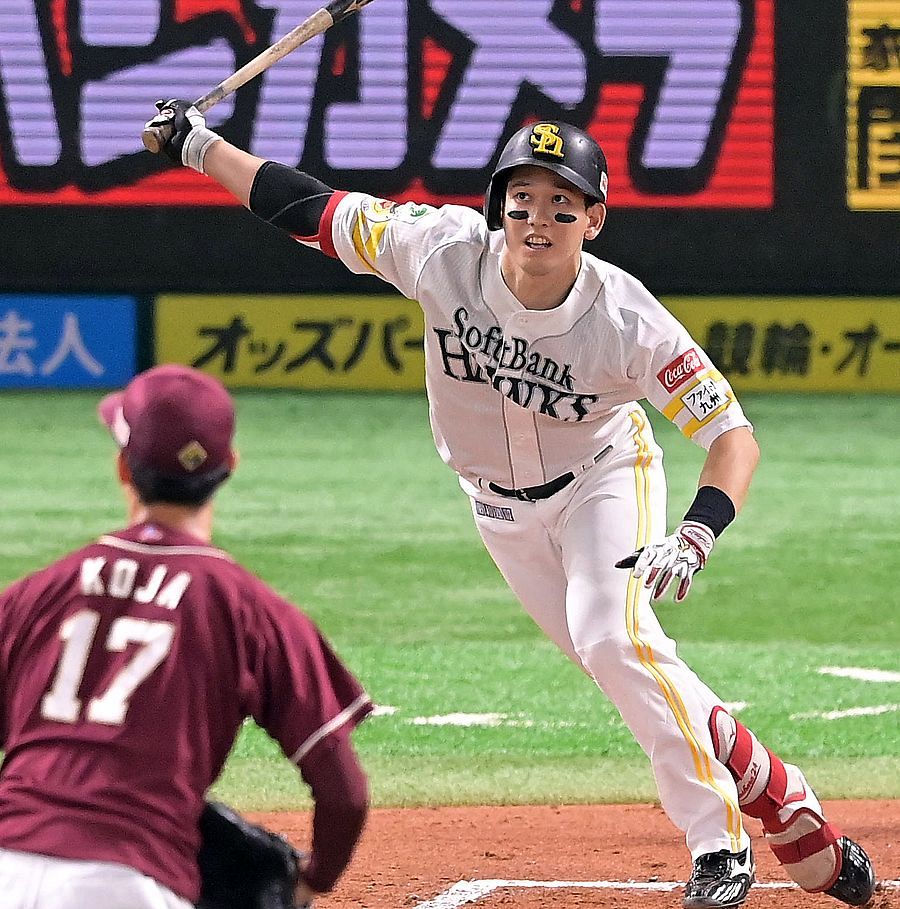 栗原陵矢 ソフトバンク】新選手会長・栗原陵矢は1000万円ダウン「何もでき