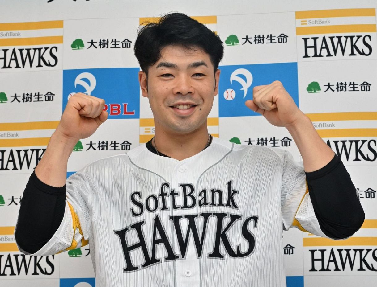 最近、栗原がふらふらしているんで」 ソフトバンク近藤健介、通算5度目