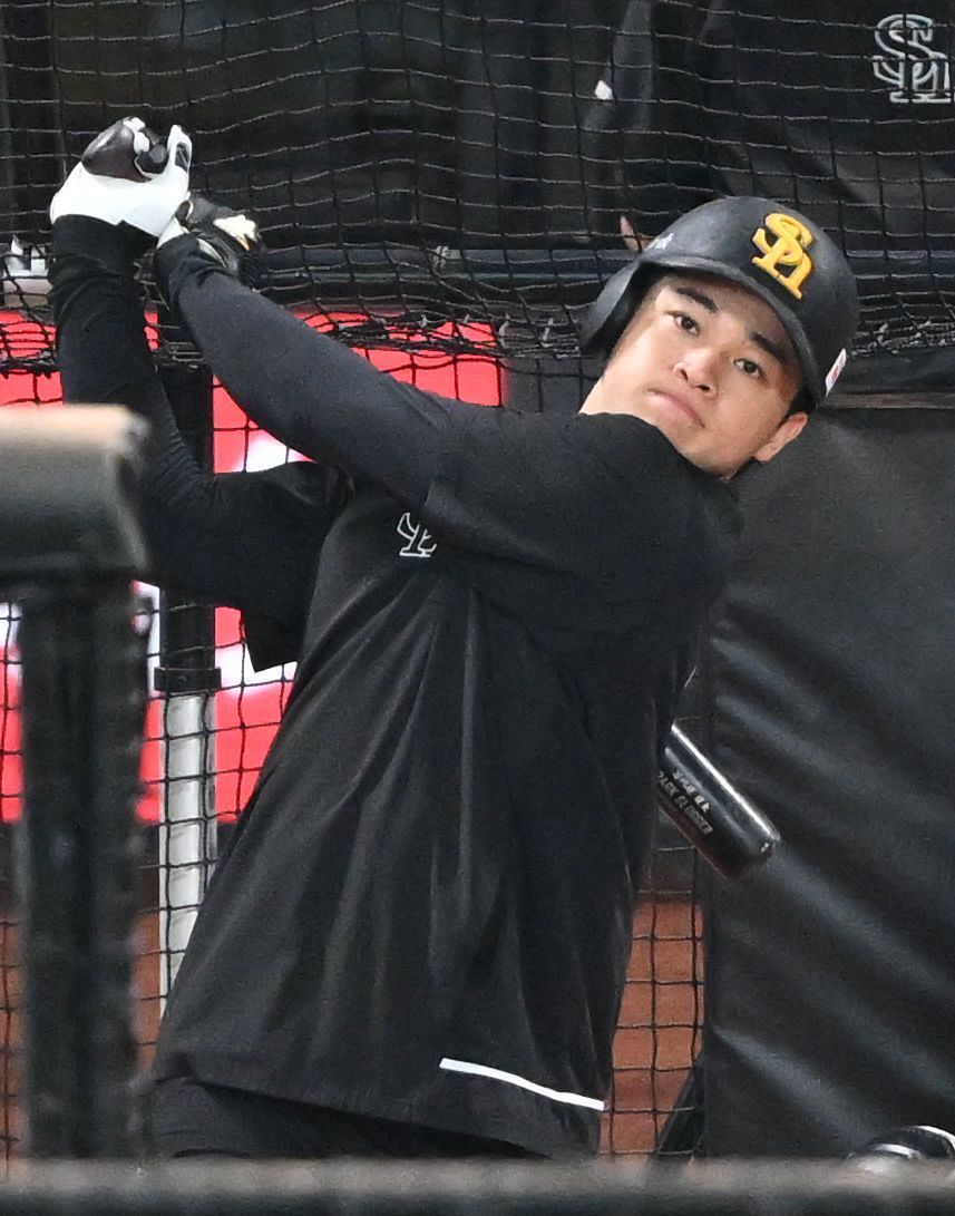 ソフトバンク、西武戦で好相性の谷川原健太が「7番右翼」でスタメン